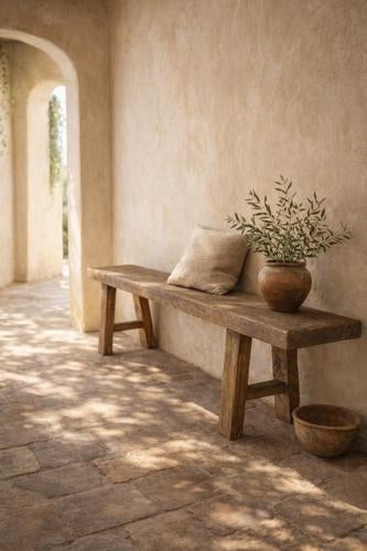 Harvest Bench Reclaimed Elm