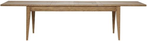 Bosquet Double Ext Dining Table Rustic Light