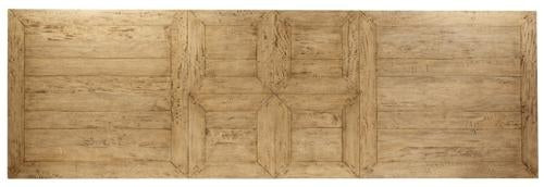 Bosquet Double Ext Dining Table Rustic Light