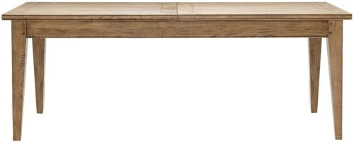 Bosquet Double Ext Dining Table Rustic Light