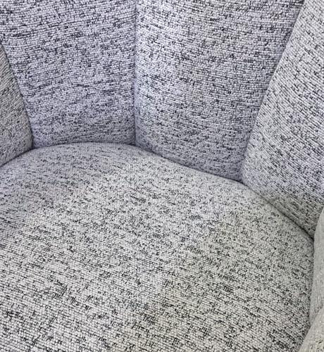 Luna Accent Chair White & Black