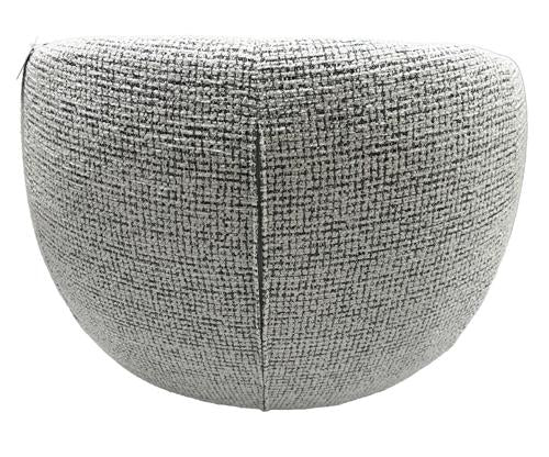 Daisey Swivel Accent Chair White & Black