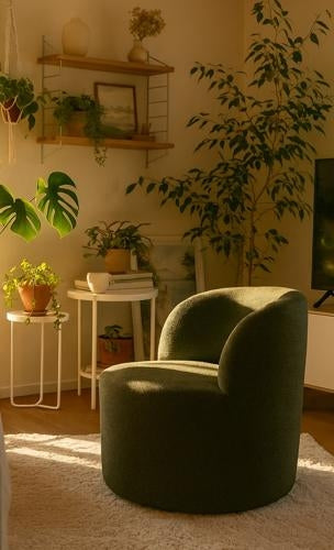Stella Swivel Chair Meadow Moss