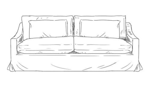 Hampton 2.5 Seater Frame