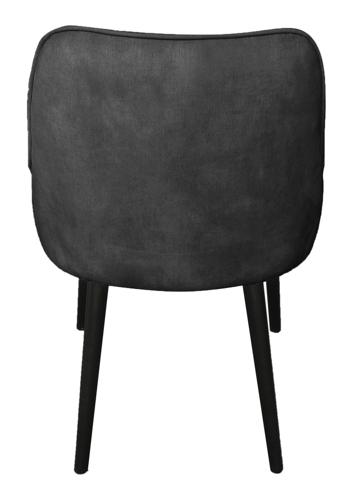 Pedro Dark Grey Velvet Dining Chair