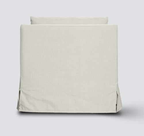Provencal Slip Cover Armchair Salt & Pepper
