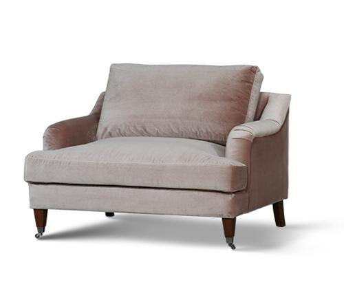 Thornfield 1.5 Armchair Musk Velvet