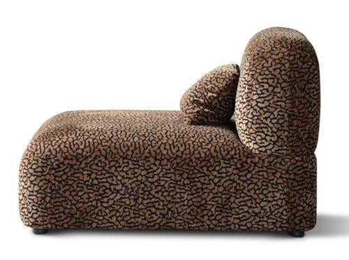 Arcadia Sectional Sofa Middle Single Hunter Brown / Black