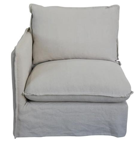 Villa Signature Corner Suite Left Arm Salt & Pepper