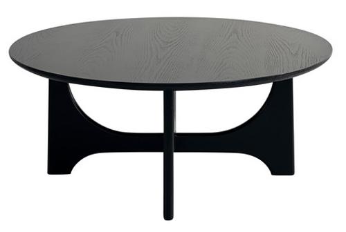 Baobab Coffee Table Black Oak