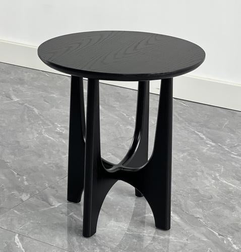 Baobab Side Table Black Oak