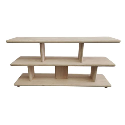 Low Shelving Unit Natural Oak