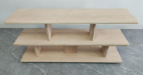 Low Shelving Unit Natural Oak