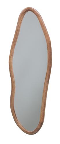 Squiggle Mirror Walnut 520x1500x30mm