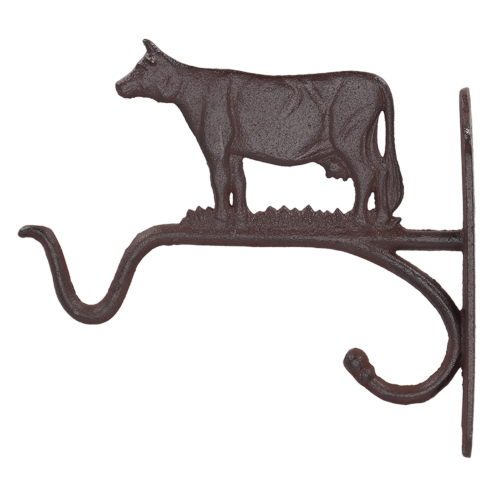 Basket Hook - Cast Iron Cow