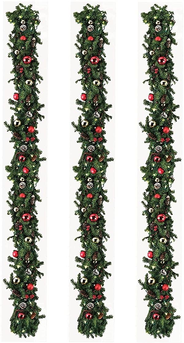 Wall Decoration - Pine Garland S/Setter (165cm)