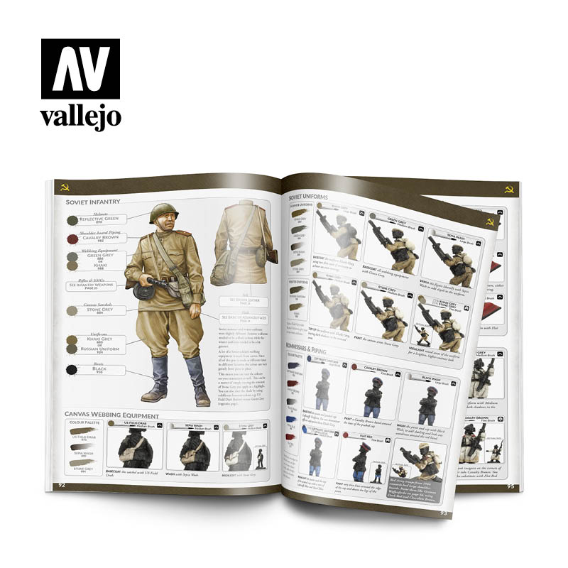 Vallejo - Book: Colours of War - Painting WWII & WWIII miniatures