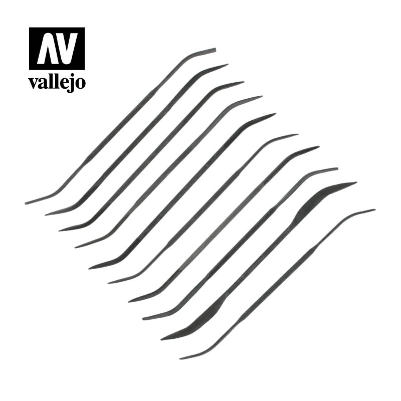 Vallejo Hobby Tools - Budget Riffler File Set (10)