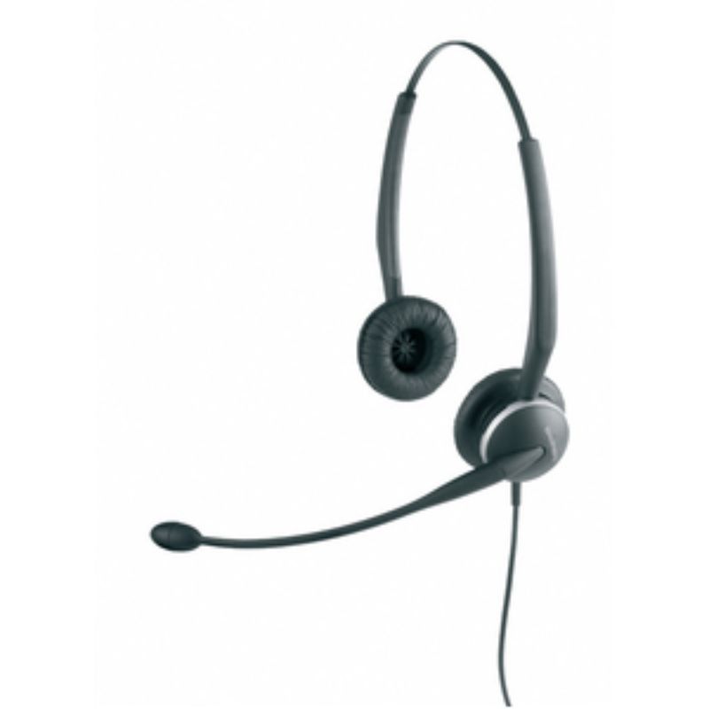 Jabra GN2125 Headset - Stereo - Quick Disconnect - Wired - Over-the-head - Binau