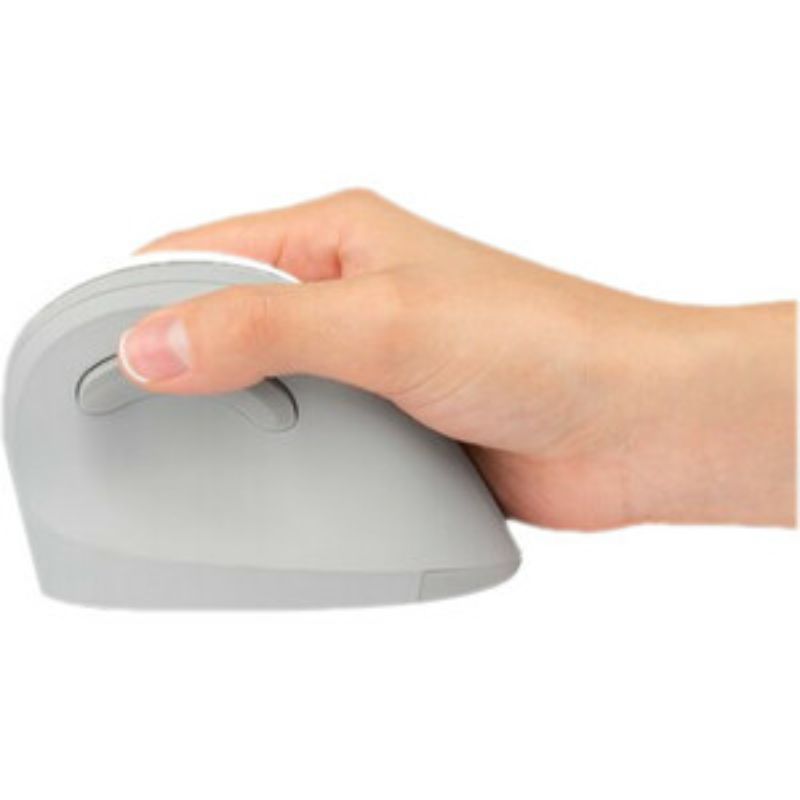 Kensington Pro Fit Ergo Vertical Wireless Mouse - Wireless - Radio Frequency - 2
