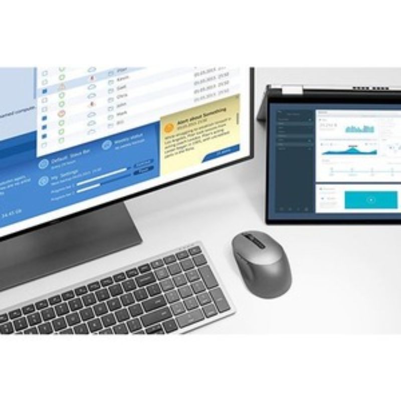 Dell Multi-Device Wireless Mouse - MS5320W - Optical - Wireless - Bluetooth/Radi