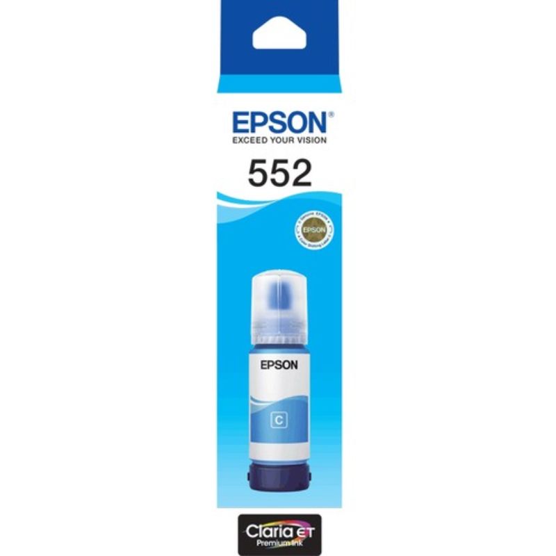 Epson EcoTank T552 Refill Ink Bottle - Inkjet - Cyan