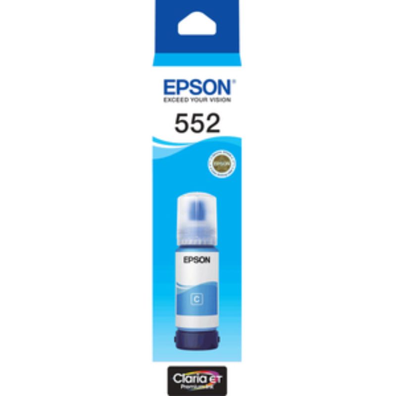 Epson EcoTank T552 Refill Ink Bottle - Inkjet - Cyan