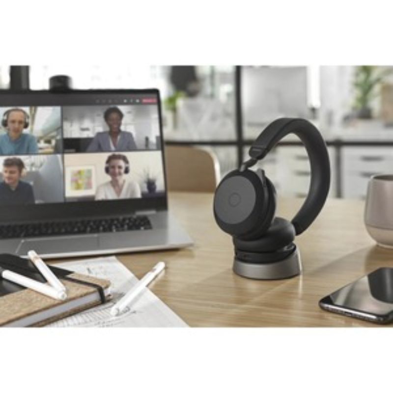 Jabra Evolve2 75 Headset - Stereo - Wireless - Bluetooth - 3000 cm - 20 Hz - 20