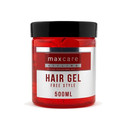 Maxcare Hair Gel Free Style Red 500ml - Pack of 24