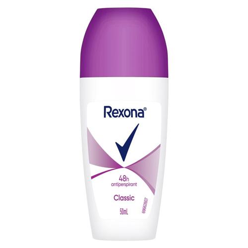 Rexona Roll On 50ml Classic Womans Deodorant - Pack of 6