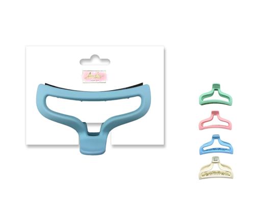 Amelia Colorful Plastic Curve Hair Clip 9.5cm - Pack of 24