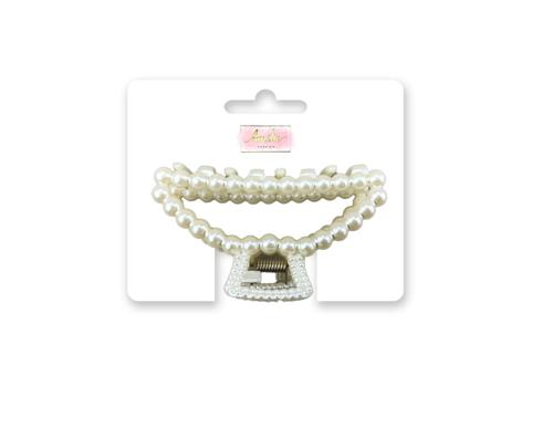Amelia Pearl Deco Hair Claw 7.5cm - Pack of 12