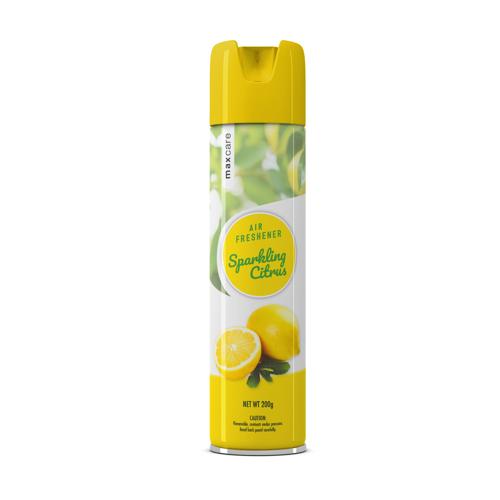 Maxcare Air Freshener Spray Sparkling Citrus 200g - Pack of 12