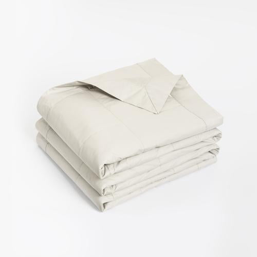 Baksana - Luxury Espresso Coverlet - 30/70 - Alabaster- Single / King SIngle