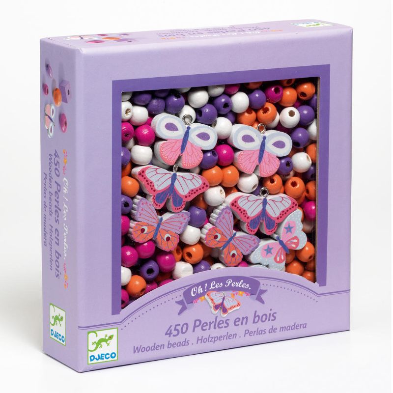 Wooden Beads - Butterflies (450pcs)
