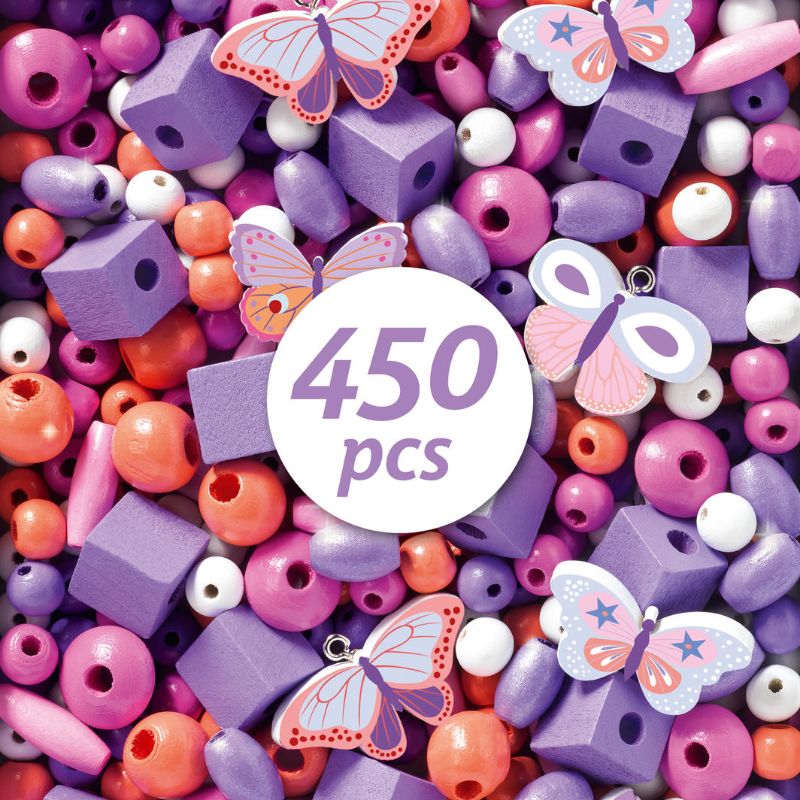 Wooden Beads - Butterflies (450pcs)