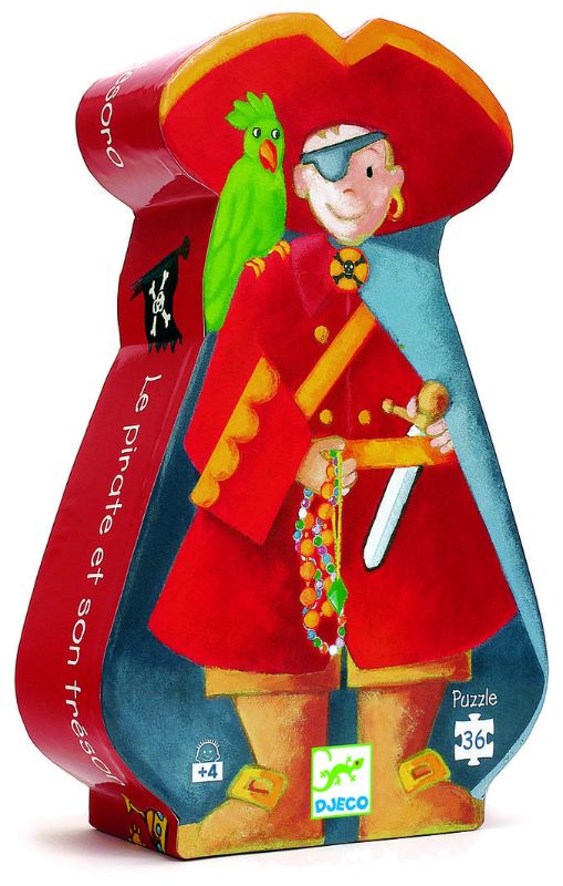 Puzzle - Pirate & Treasure (36pcs) - Djeco