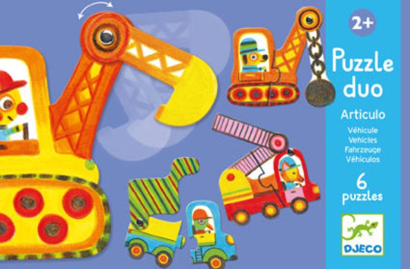 Puzzle Duo - Articulo Vehicles