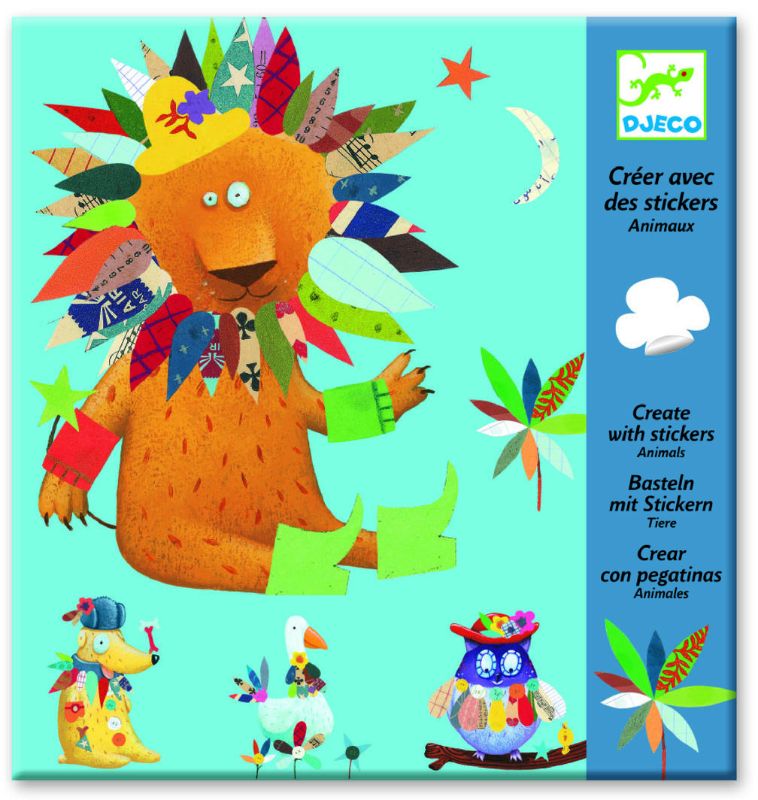 Sticker Activity Book - Create Animals