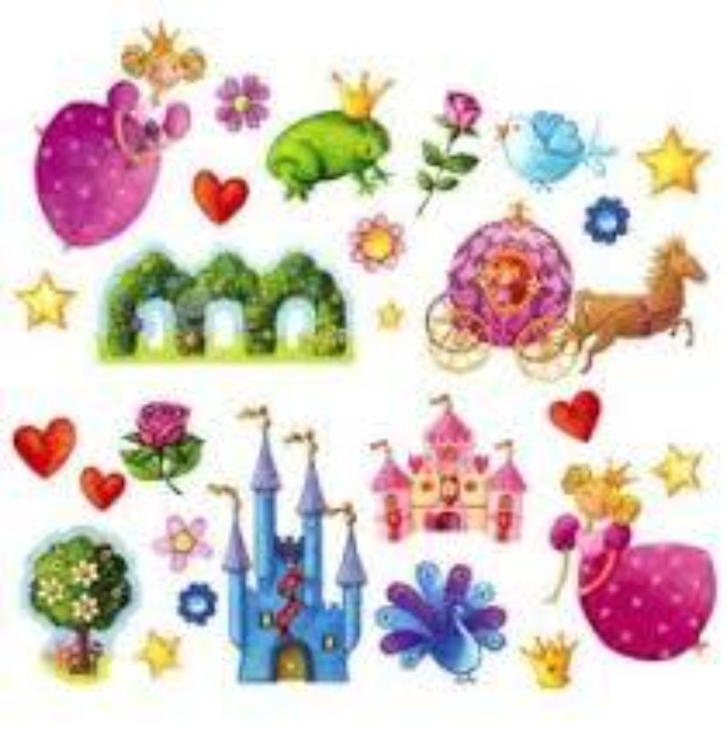 Stickers - Princess Marg (4 Packs) - Djeco