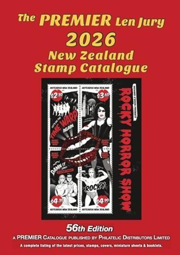 The Premier Len Jury 2026 New Zealand Stamp Catalogue - Paperback