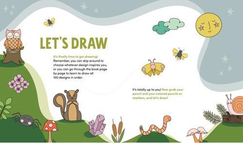 KindKids Lets Draw Nature - Nature Book - by Mandy Ford - Paperback