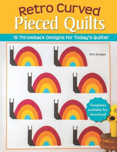 Retro Curved Pieced Quilts - Craft Book - by Erin Grogan - Paperback