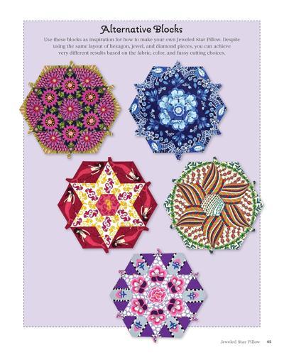 Pieced Kaleidoscope Quilt Blocks - Craft Book - by Lydia Cheney - Paperback