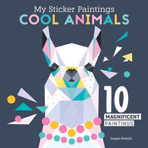 My Sticker Paintings: Cool Animals - Nature Book - by Logan Powell - Paperback