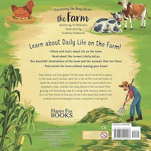 Discovering the Busy Life on the Farm - Children's Board Book - by TJ McAllister