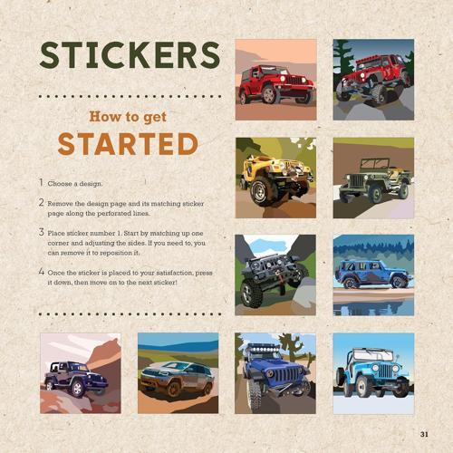 My Sticker Paintings Jeep - by D L Miller - Paperback