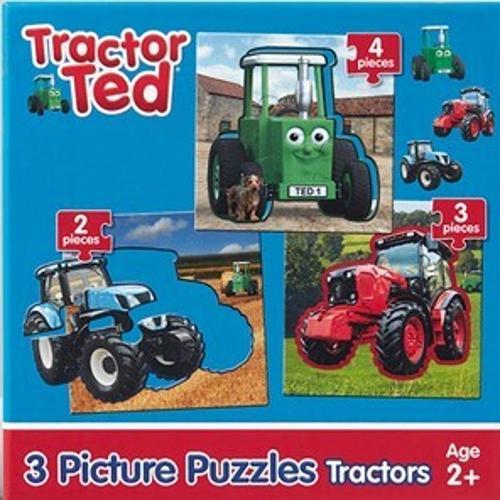 Tractor Ted 3 Picture Puzzles Tractors