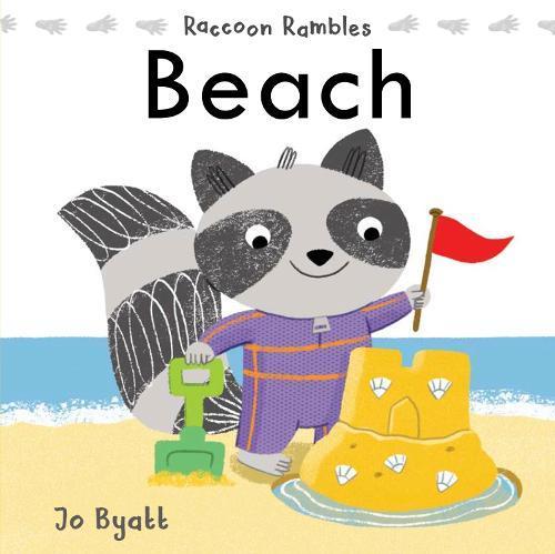 Raccoon Rambles : Beach - by Jo Byatt - Hardcover