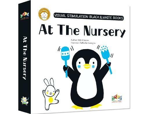 Black and White Books : At The Nursery - Children's Book - Hardcover